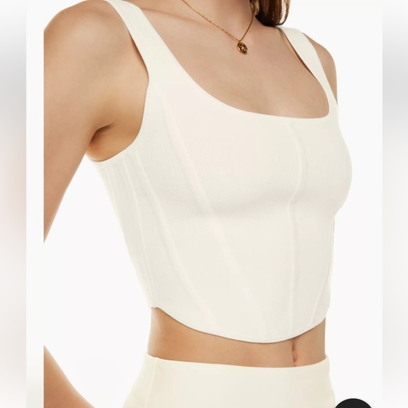 NWT Wilfred Natalie Knit Tank-top Forest Green - Picture 1 of 4